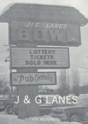 J&G Lanes (T.C. Recreation) - 1977 Tc High School Yearbook Ad